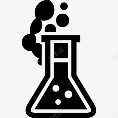 实验室的化学家瓶图标图标