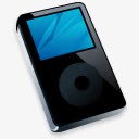 iPod黑色MP3播放器iPod的文件夹素材