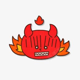 魔鬼png免抠素材_88icon https://88icon.com 卡通 卡通火冒三丈 发火 可爱 红色 魔鬼