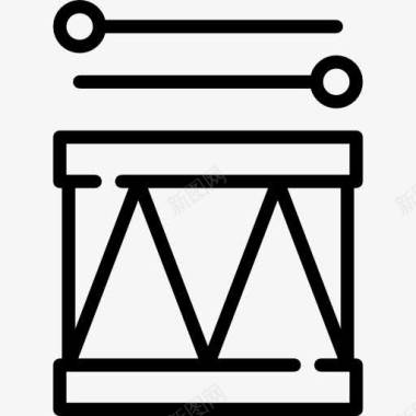 猴年打击鼓图标图标