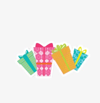 卡通礼物礼盒png免抠素材_88icon https://88icon.com 卡通 礼物 礼盒 装饰