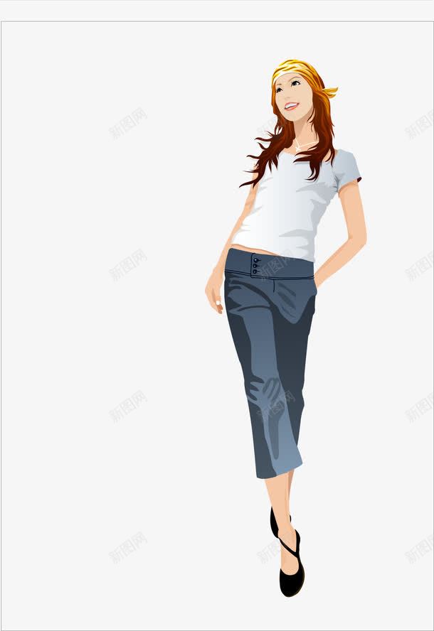 手托屁股的时尚美女png免抠素材_88icon https://88icon.com 手托屁股的时尚美女矢量 时尚 时尚美女 矢量美女 美女