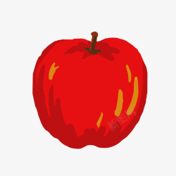 彩色圆弧苹果食物元素矢量图素材