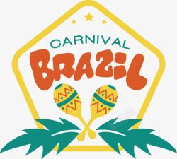 巴西里约奥运会装饰标签素材