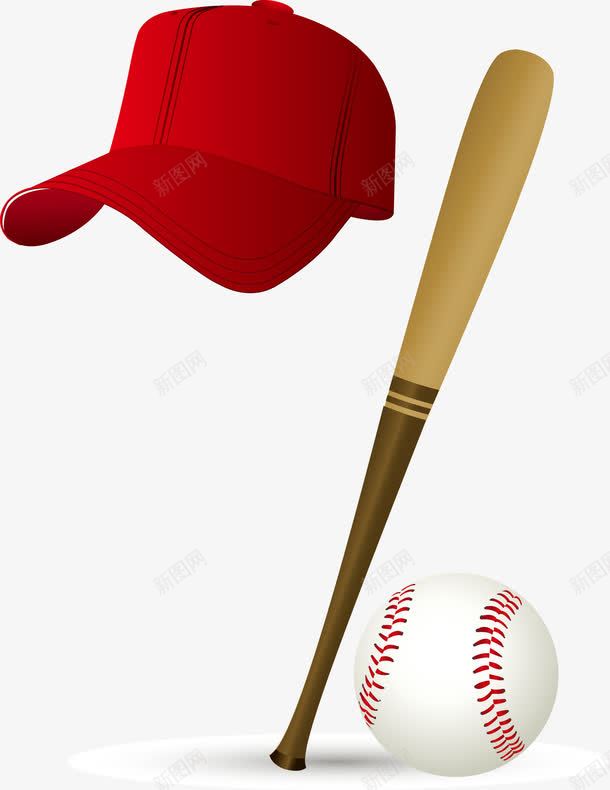 体育器材png免抠素材_88icon https://88icon.com 体育 棒球 棒球帽 棒球棒 运动