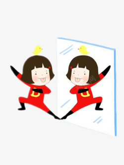 可爱的小女孩素材