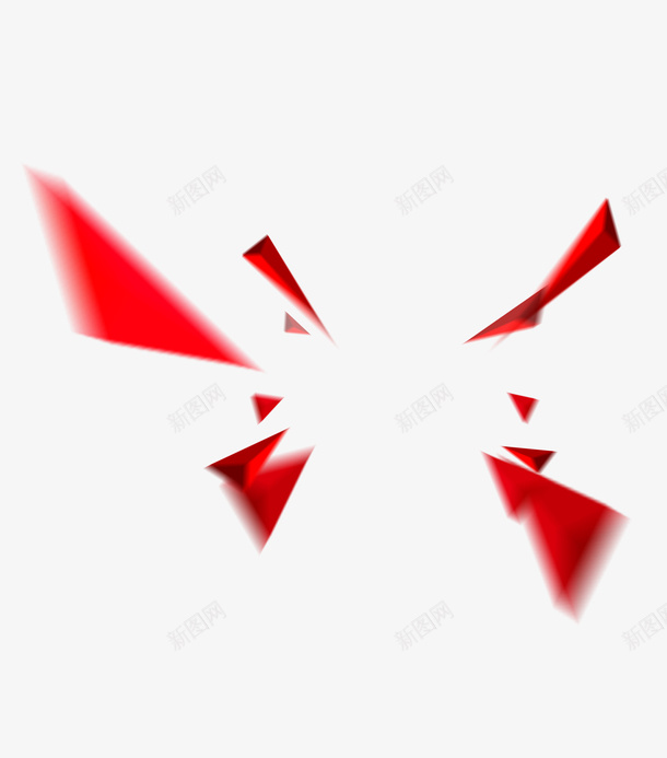 红色立体晶块装饰png免抠素材_88icon https://88icon.com 晶块 立体 红色 装饰 设计