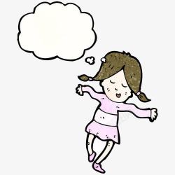 舞动白色人种素材