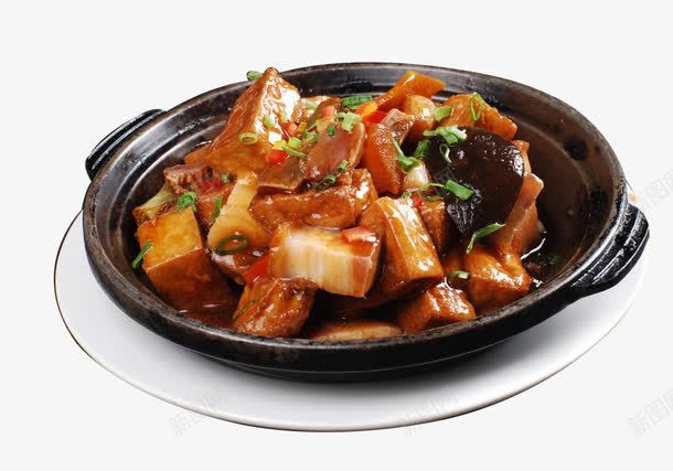 烧肉香菇豆腐煲png免抠素材_88icon https://88icon.com 地方菜 美食 菜品 餐饮素材