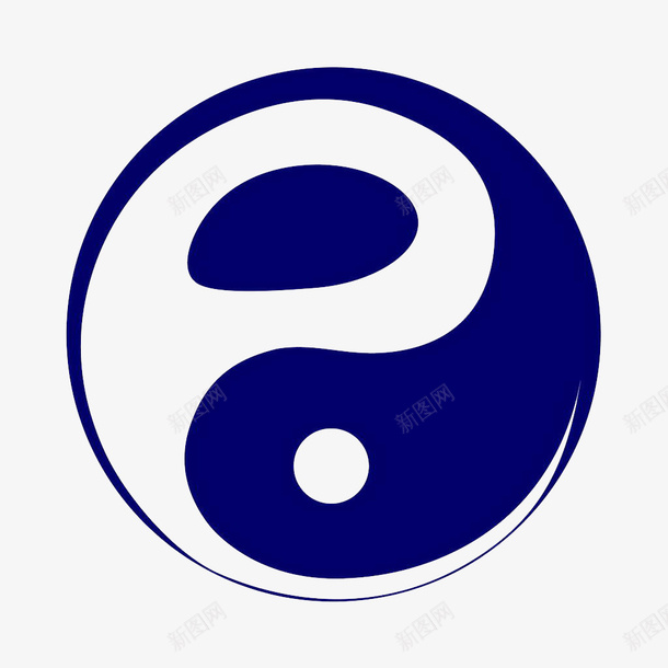 太极标志元素png免抠素材_88icon https://88icon.com 两级 太极 太极logo 蓝白