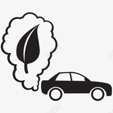 资金小型车CO2电动汽车燃料燃料节图标图标