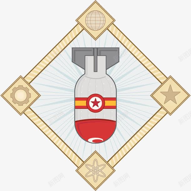 巡航导弹插画png免抠素材_88icon https://88icon.com 军事武器 巡航导弹 插画 炸弹