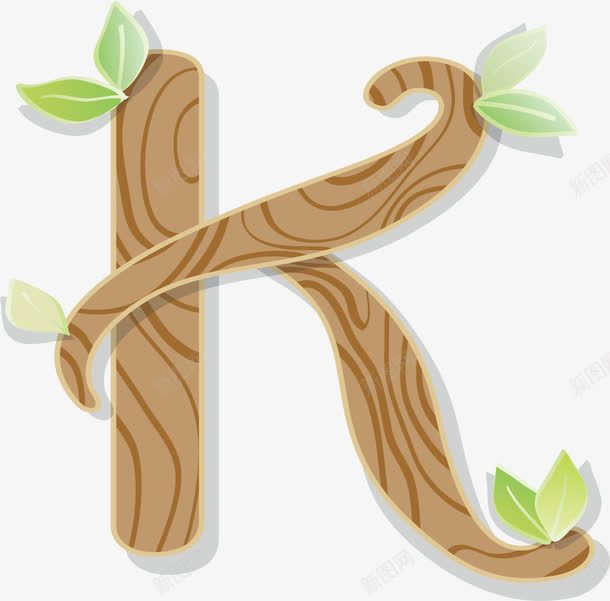 树纹树叶英文字母艺术字png免抠素材_88icon https://88icon.com K 树叶 树纹 艺术字 英文字母
