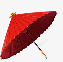 一把红色的伞素材