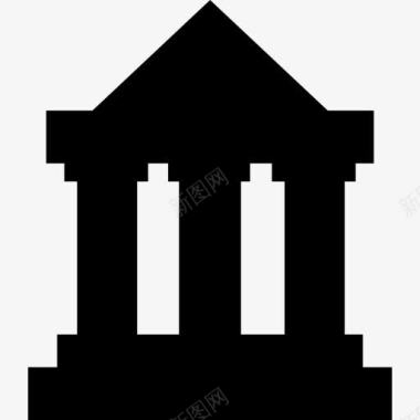 银行家货币银行图标图标