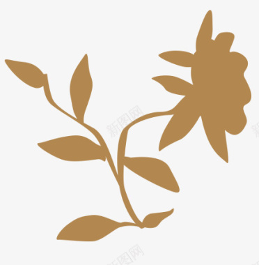 咖啡色之植物3图标图标