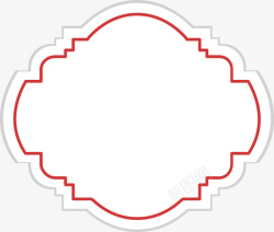 雪佛龙的风格背景框矢量图素材