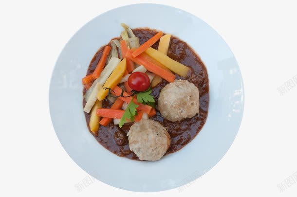 牛肉丸png免抠素材_88icon https://88icon.com 主菜 牛肉丸 萝卜条 食物