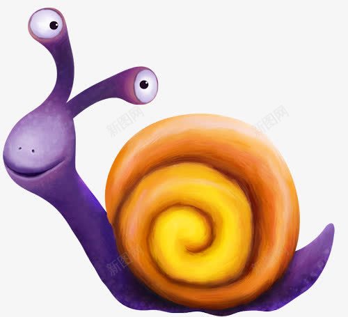 卡通可爱蜗牛png免抠素材_88icon https://88icon.com 卡通蜗牛 可爱的蜗牛 手绘蜗牛 蜗牛免抠素材