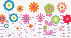 花朵装饰图案矢量图素材