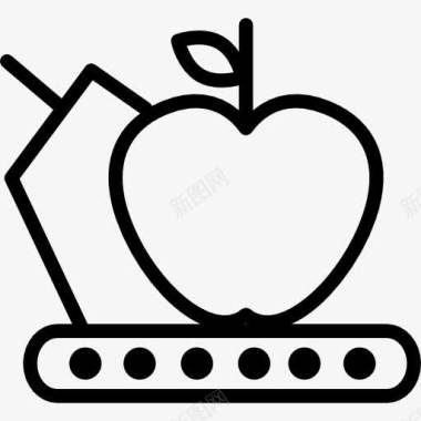 食品罐水果的饮食图标图标