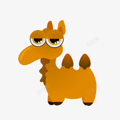 可爱卡通骆驼动物png免抠素材_88icon https://88icon.com 卡通骆驼动物 可爱动物 骆驼 骆驼动物