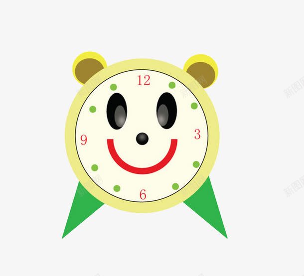 钟png免抠素材_88icon https://88icon.com 卡通 圆钟 挂钟