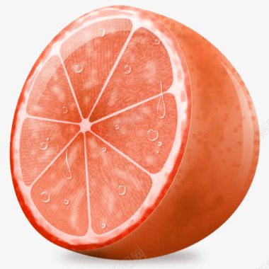 红色美味桑葚可口美味的红色橙子图标图标