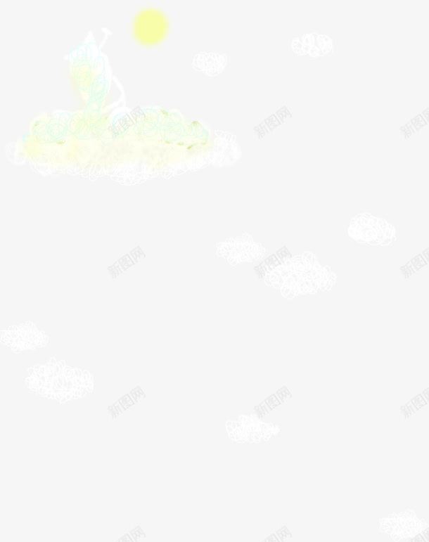 创意水彩合成元素太阳png免抠素材_88icon https://88icon.com 元素 创意 合成 太阳 水彩