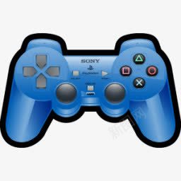 索尼单反相机索尼Playstation蓝色图标图标
