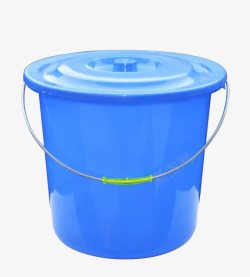 蓝色水桶素材