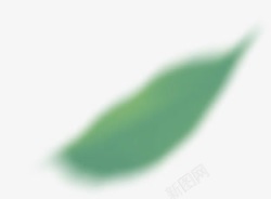绿色朦胧漂浮树叶素材
