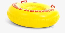 黄色游泳圈素材