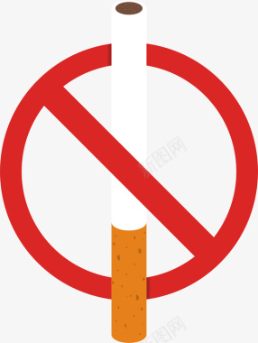 世界无烟日禁烟图标图标