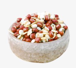 红豆薏米杏仁粉素材