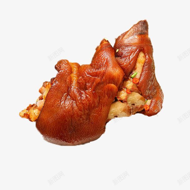 产品实物麻辣红烧猪蹄png免抠素材_88icon https://88icon.com 卤猪蹄 原汁原味 嫩滑 烧猪 爽口 猪腿 猪蹄 红烧猪脚 美食 酱猪蹄 食物 餐饮 香味浓郁 麻辣