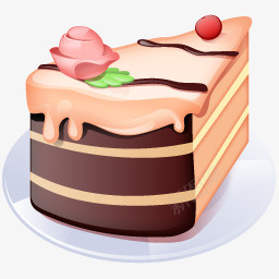 蛋糕包装盒块蛋糕图标图标