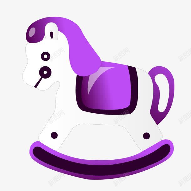 紫色渐变儿童玩具木马png免抠素材_88icon https://88icon.com 儿童 木马 渐变 玩具 紫色 紫色渐变