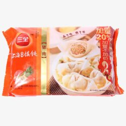 速食品三全猪肉上海馄饨高清图片