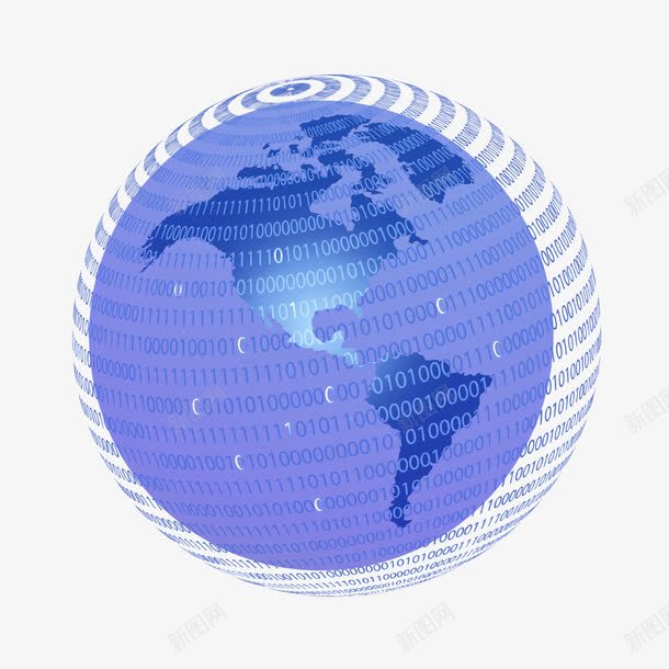 科技互联网地球矢量图ai免抠素材_88icon https://88icon.com 互联网 地球 科技 矢量图