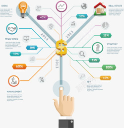 商务数据图矢量图素材