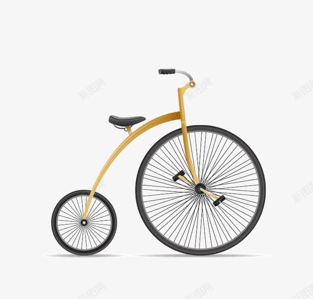 自行车png免抠素材_88icon https://88icon.com 大小车轮 广告素材 自行车 适量图形