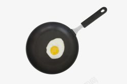 煎鸡蛋的平底锅素材