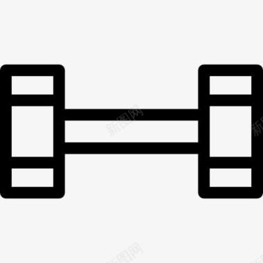 运动篮球哑铃图标图标