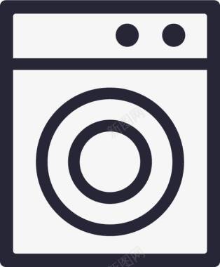 洗衣图标健康洗衣机矢量图图标图标