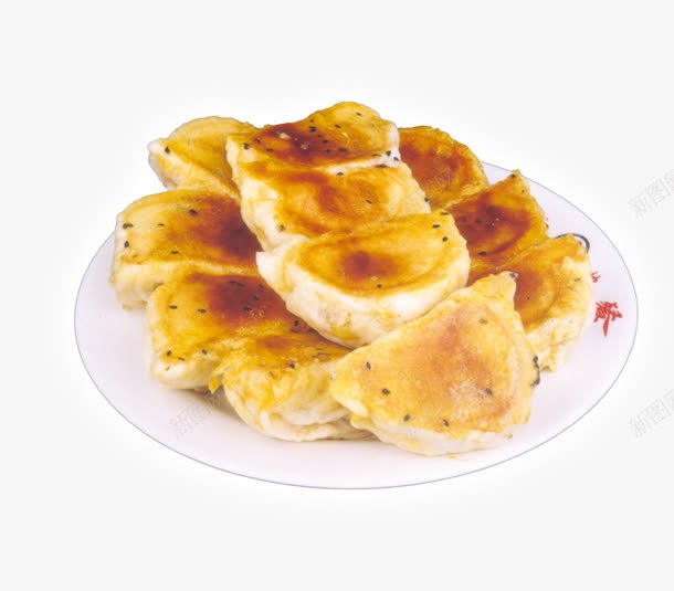 煎饺子png免抠素材_88icon https://88icon.com 煎饺子 盘子 美食 食物