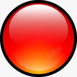 运动球Aqua球红色图标图标