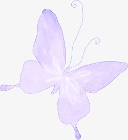 紫色唯美浪漫蝴蝶海报背景素材