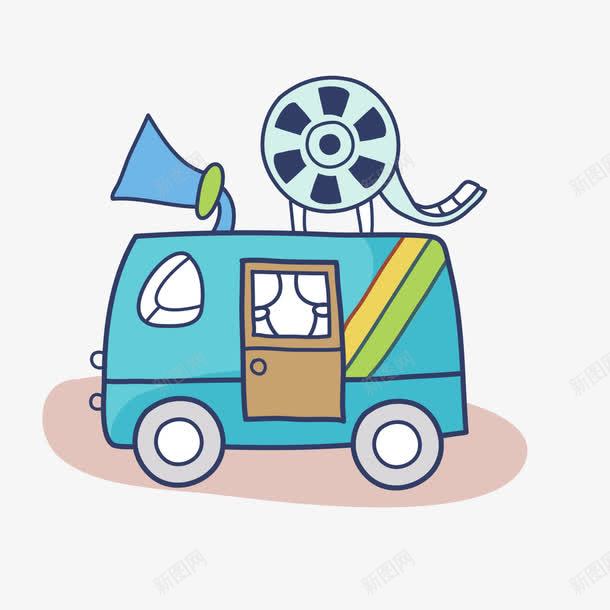 手绘录像带图案小汽车png免抠素材_88icon https://88icon.com 图案 小汽车 录像带 手绘 手绘录像带图案