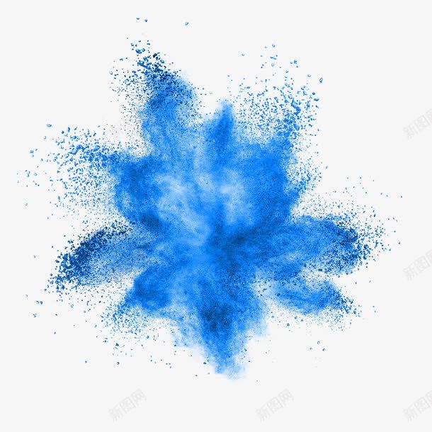 蓝色清新沙子花朵效果元素png免抠素材_88icon https://88icon.com 免抠PNG 效果元素 沙子 清新 花朵 蓝色